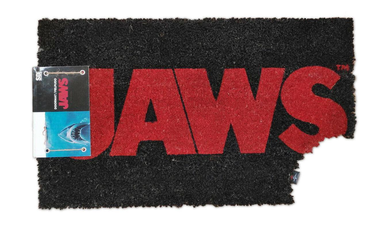 Jaws Logo 17x29 Inch Coir Doormat
