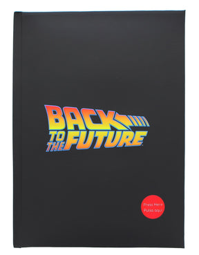 Back To The Future Logo Light Up Hardcover Notebook