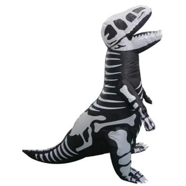 Skeleton T-Rex Dinosaur Inflatable Adult Costume | Standard