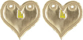 Shwings Shoe Accessories: Silver Foil Heart