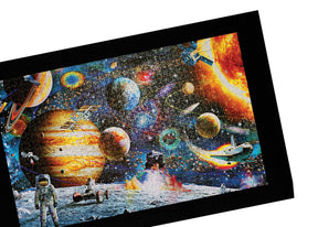 Jigsaw Puzzle Roll Up Felt Mat Storage Saver | Large 46"x26" | Fits 1500 Pieces
