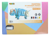 3D Wooden Painting Puzzle | Rhino