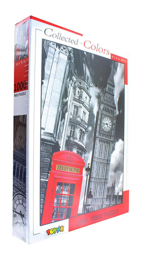Collected Colors London Call Box 1000 Piece Jigsaw Puzzle
