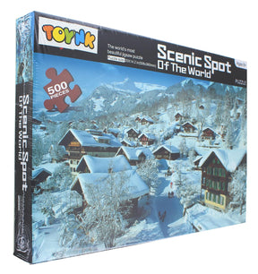 Scenic Spot of the World Hotel Eigerblick 500 Piece Jigsaw Puzzle