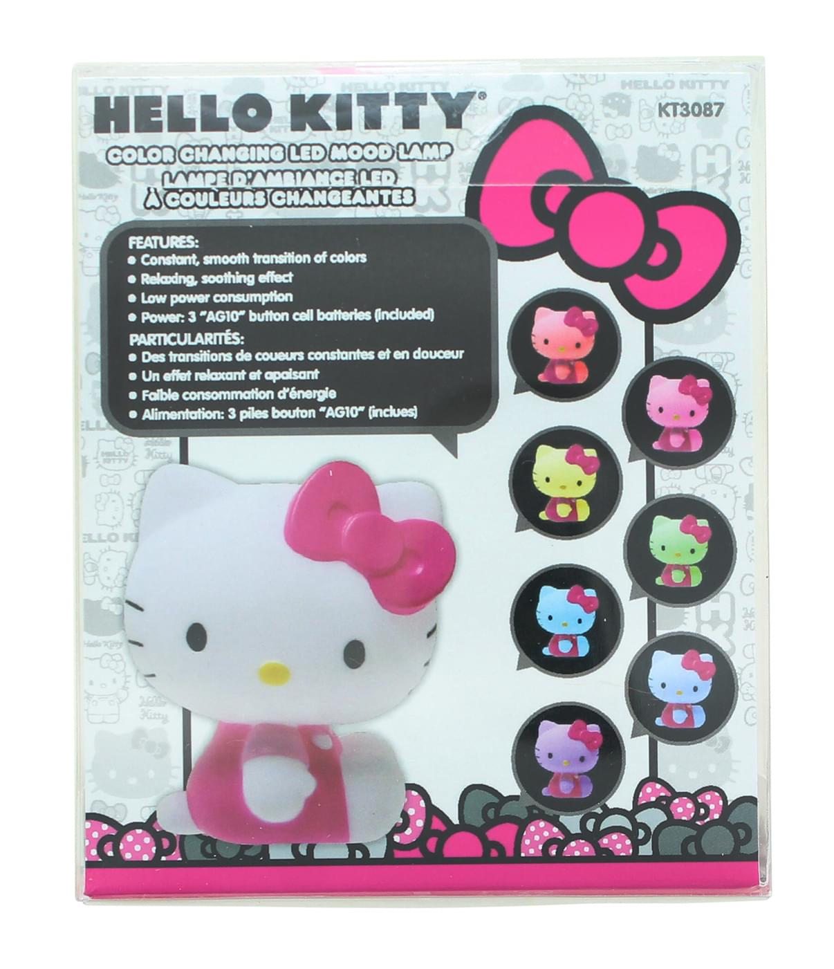 Hello Kitty 4 Inch Color Change LED Mood Lamp