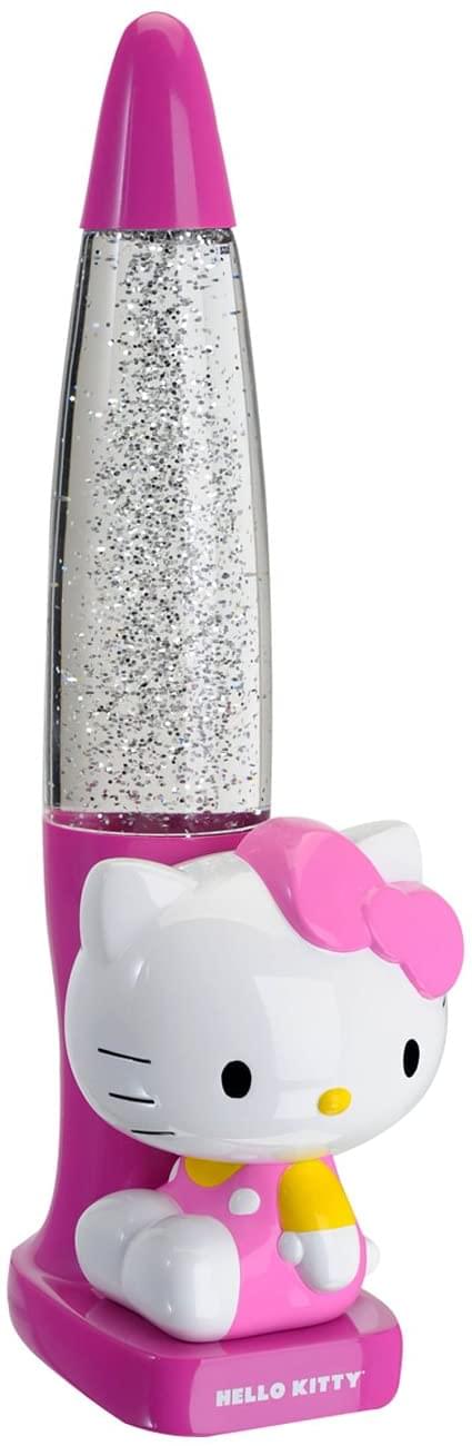 Hello Kitty Glitter Glow Lamp with 3D Hello Kitty Base