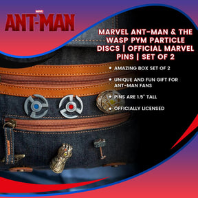 Marvel Ant-Man & The Wasp Pym Particle Discs | Official Marvel Pins | Set of 2