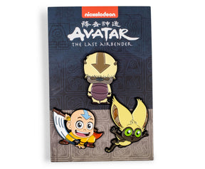 Avatar: The Last Airbender Exclusive 3-Pin Set | Chibi Aang, Momo, Appa