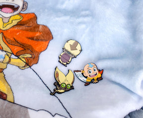 Avatar: The Last Airbender Exclusive 3-Pin Set | Chibi Aang, Momo, Appa