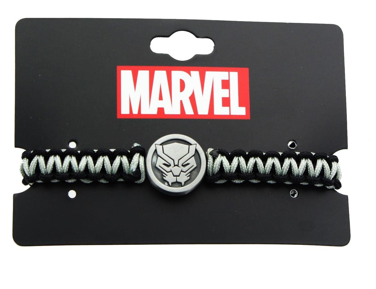 Marvel Black Panther Paracord Charm Bracelet