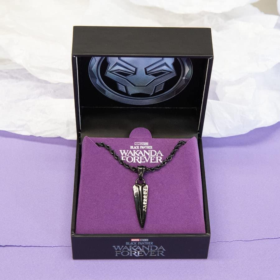 Marvel Black Panther Wakanda Forever Claw Pendant Necklace