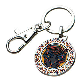 Marvel Black Panther Stylized Logo Stainless Steel Key Chain