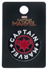 Marvel Captain Marvel Logo Enamel Collector Pin