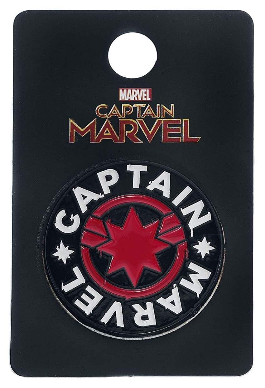 Marvel Captain Marvel Logo Enamel Collector Pin