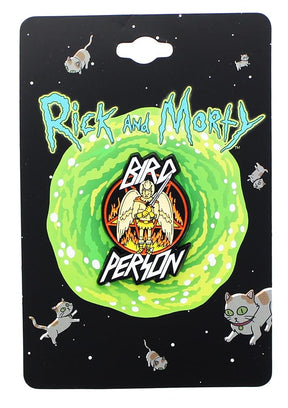 Rick and Morty Enamel Collector Pin Set: Meeseeks, Terry, Morty, Bird Person