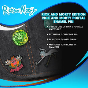 Rick and Morty Edition | Rick and Morty Portal Enamel Pin