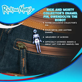 Rick and Morty Collector's Enamel Pin, Gwendolyn the Robot