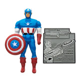 Marvel 80 Years Retro Action Figure Enamel Pin Set | Captain America