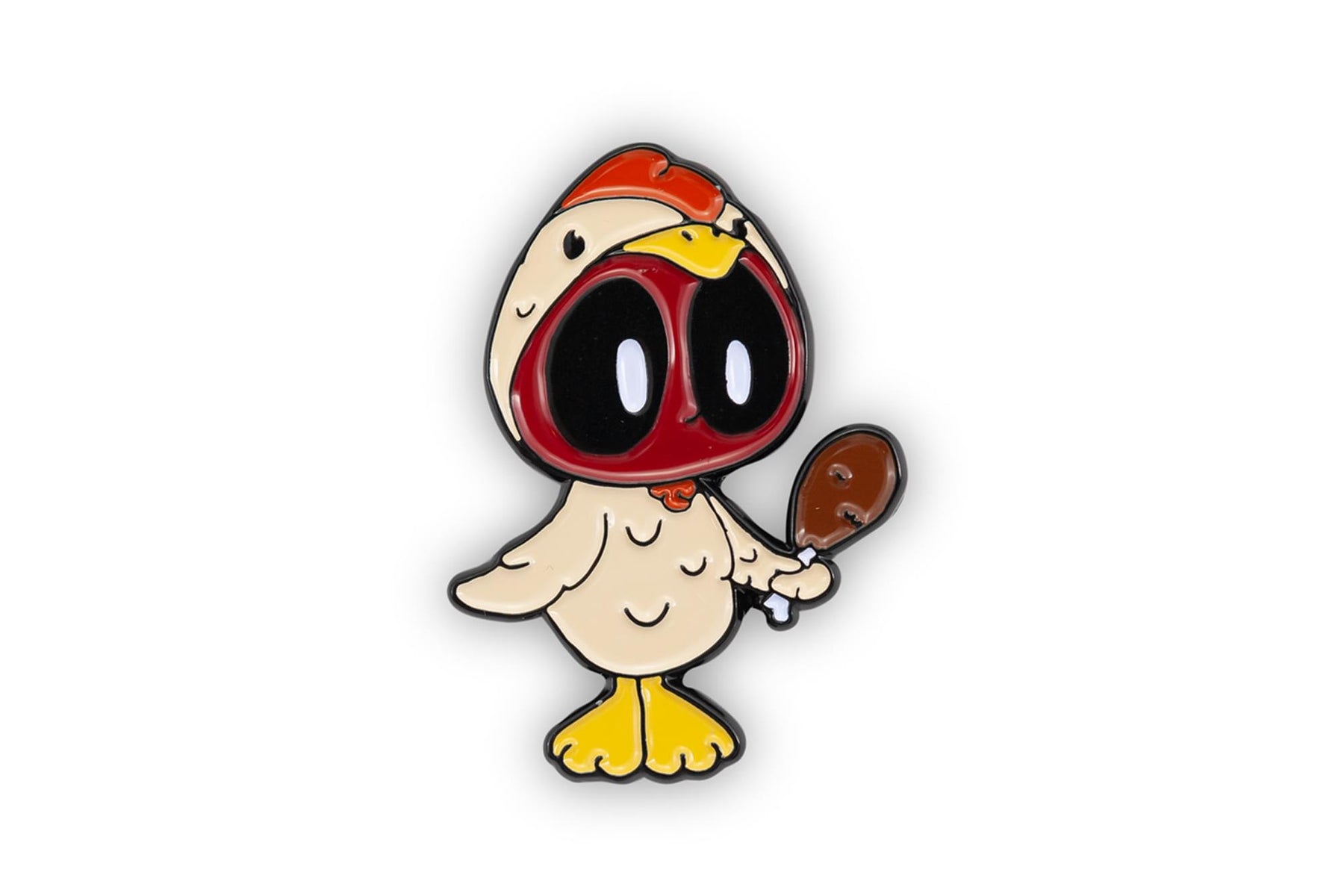 Deadpool Enamel Collector Pin | Exclusive Chibi Style Deadpool In A Chicken Suit