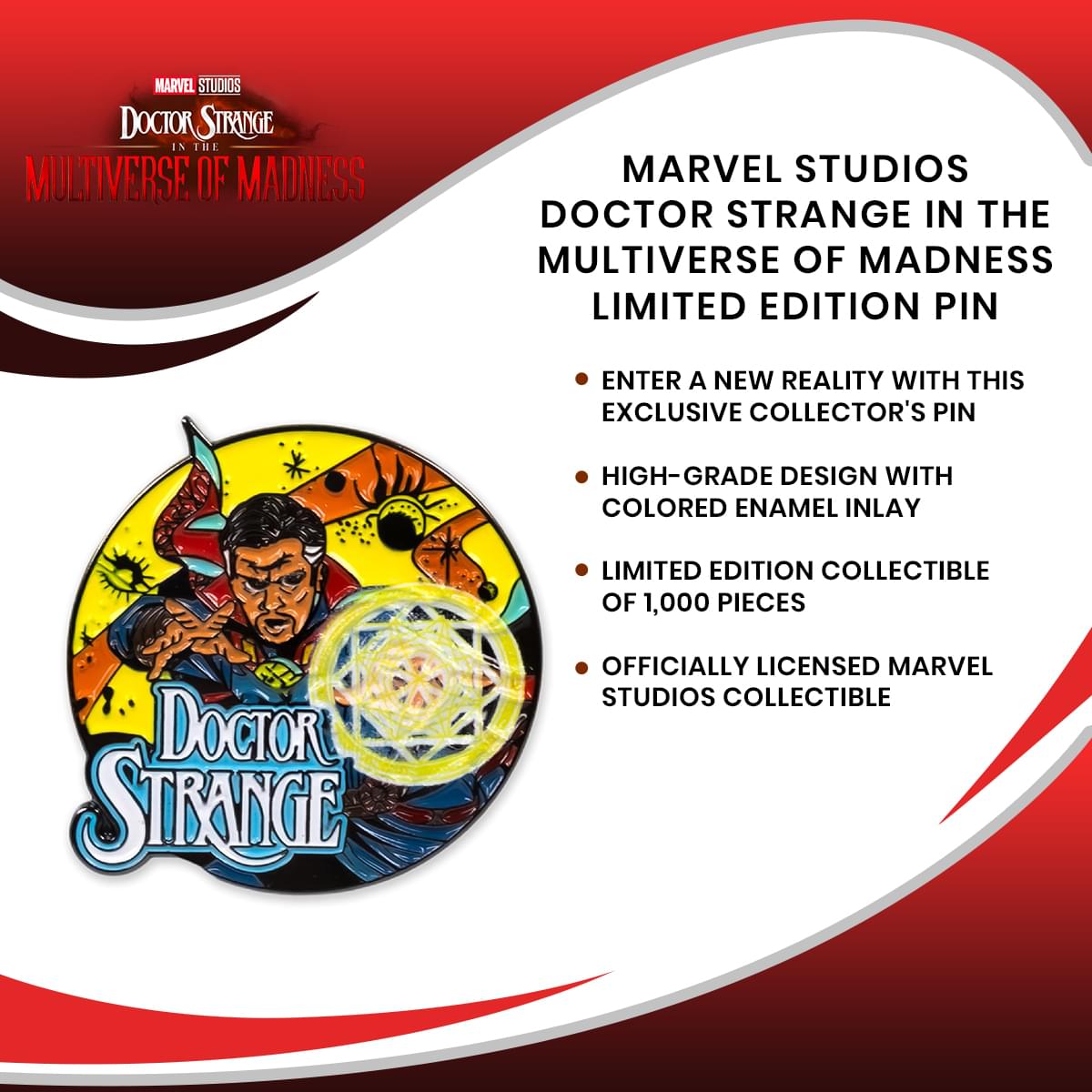 Marvel Studios Doctor Strange in the Multiverse of Madness Limited Edition Pin