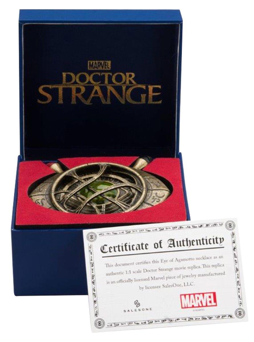 Marvel Doctor Strange Eye of Agamotto 1:1 Scale Licensed Prop Replica Necklace