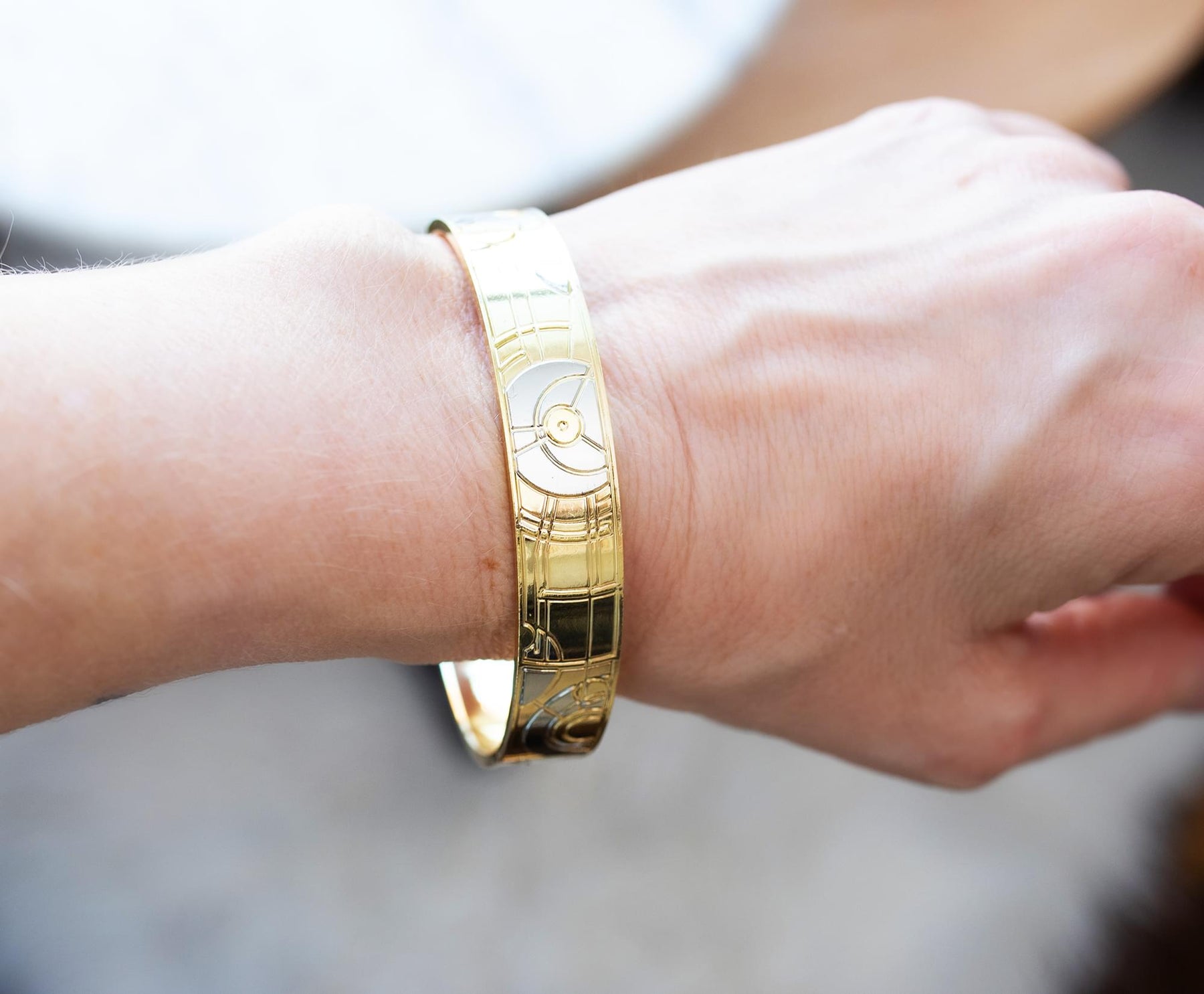 Marvel Eternals Base Metal Uni-Mind Hinged Bracelet Replica