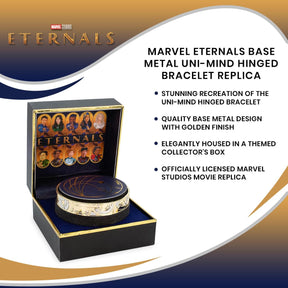 Marvel Eternals Base Metal Uni-Mind Hinged Bracelet Replica