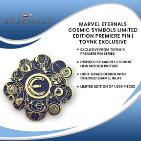 Marvel Eternals Cosmic Symbols Limited Edition Premiere Pin | Toynk Exclusive