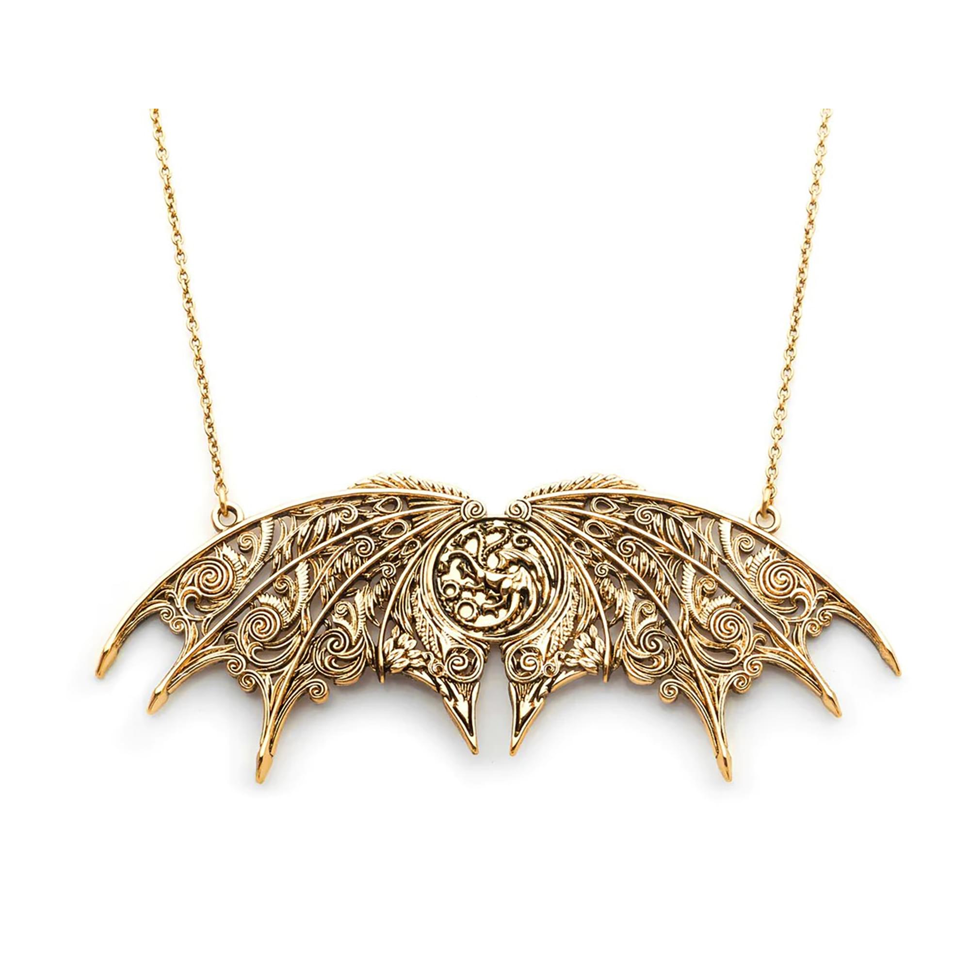 Game of Thrones House of the Dragon Targaryen Dragon Double Hung Necklace