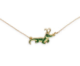 Marvel Studios Loki Alligator Pendant Necklace with Gold Chain
