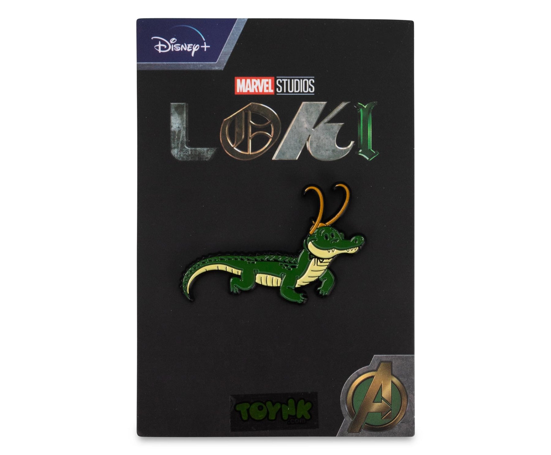 Marvel Studios Loki Alligator with Crown Collectible Enamel Pin
