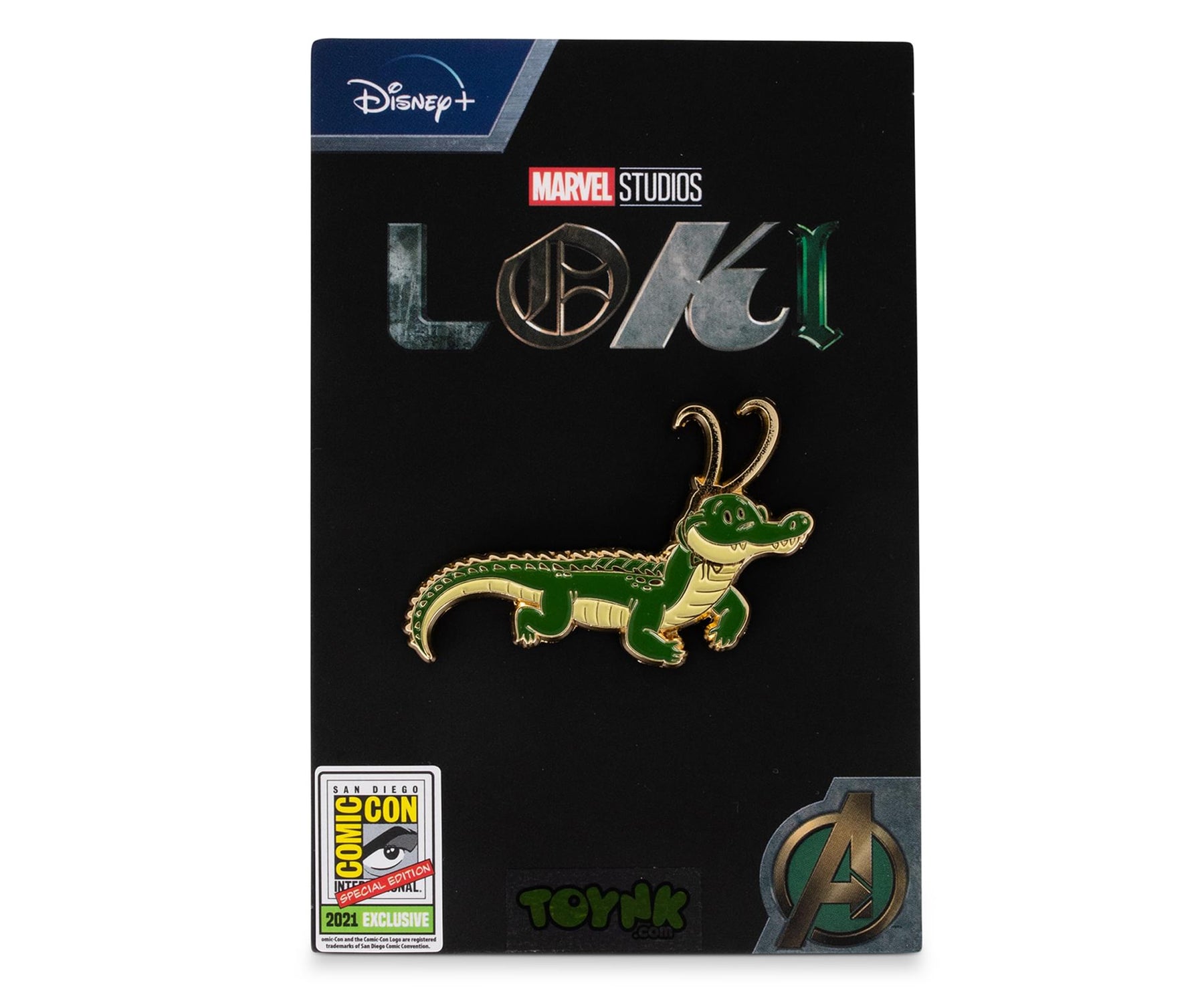 Marvel Studios Loki Alligator Limited Edition Enamel Pin | Toynk Exclusive