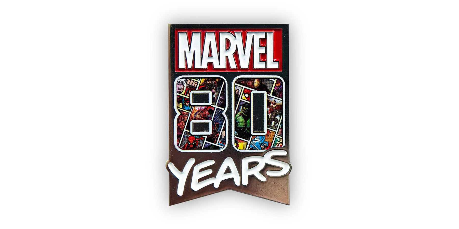 Marvel Official 80 Years Exclusive Enamel Collectible Pin | Measures 2 Inches