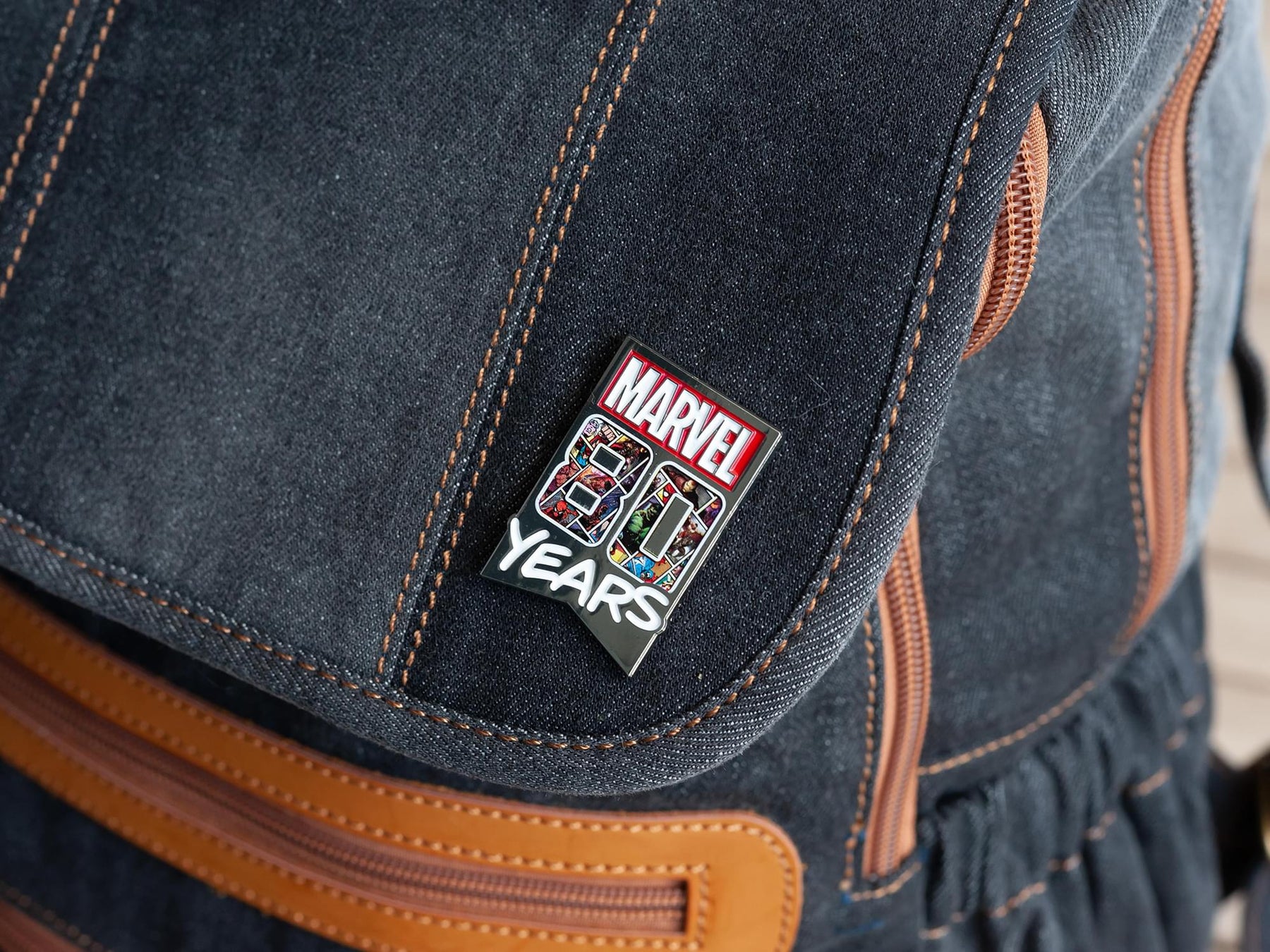 Marvel Official 80 Years Exclusive Enamel Collectible Pin | Measures 2 Inches