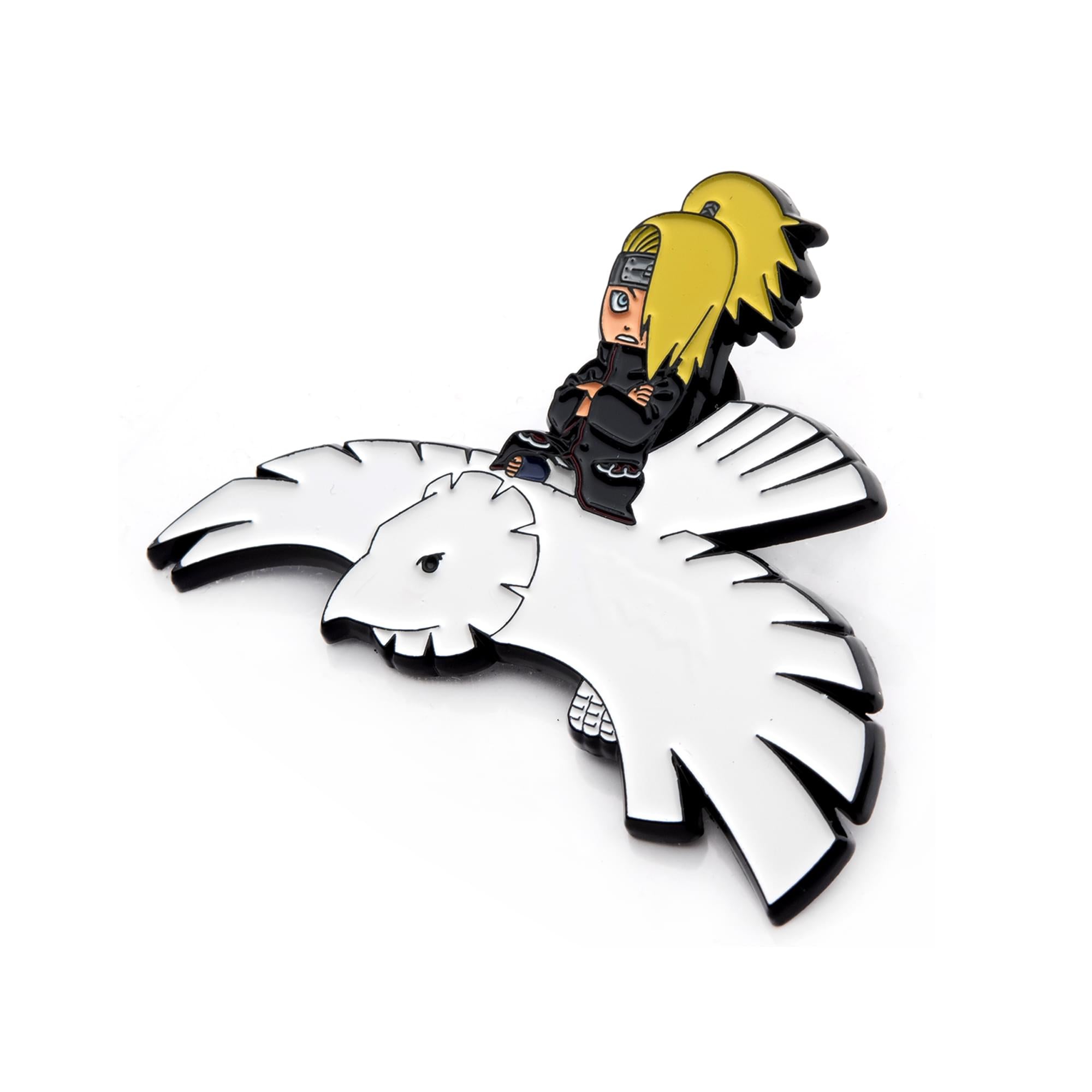 Naruto Shippuden Deidara On Clay Bird Enamel Collector Pin