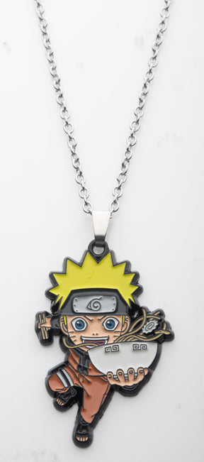 Naruto Shippuden Naruto With Ramen Pendant Necklace