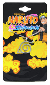 Naruto Shippuden Hidden Leaf Village Logo Enamel Pendant Necklace