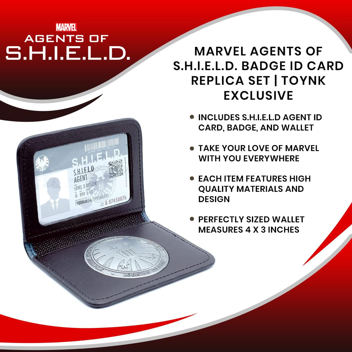 SHIELD Agent Badge Wallet