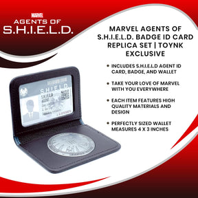 Marvel Agents Of S.H.I.E.L.D. Badge ID Card Replica Set | Toynk Exclusive