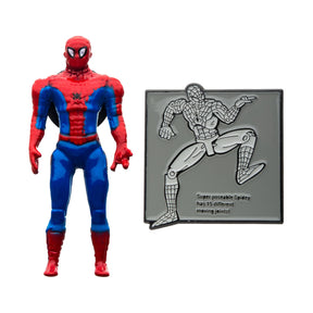Marvel 80 Years Retro Action Figure Enamel Pin Set | Spider-Man