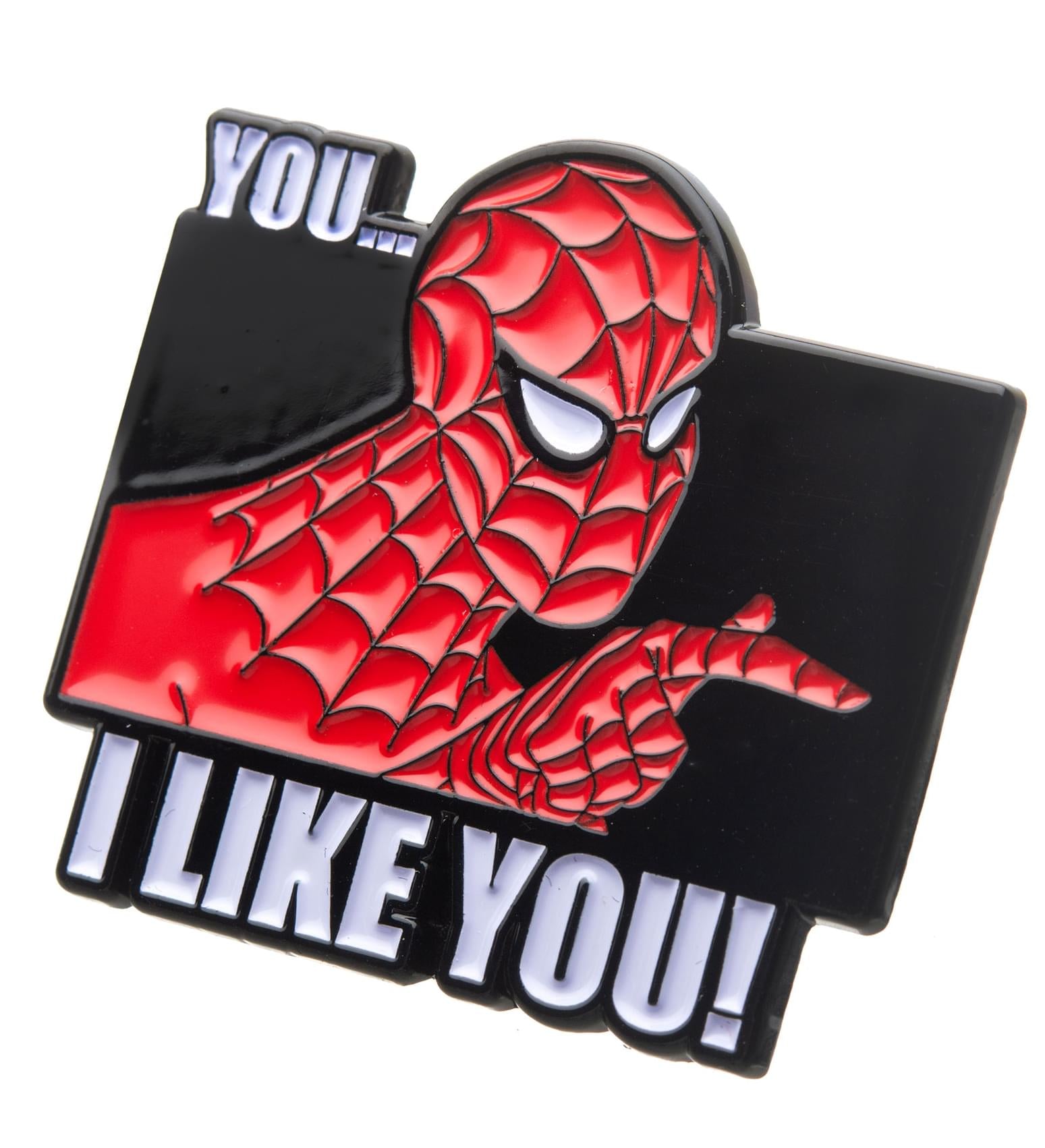 Marvel Spider-Man 60s Show I Like You Enamel Collector Pin