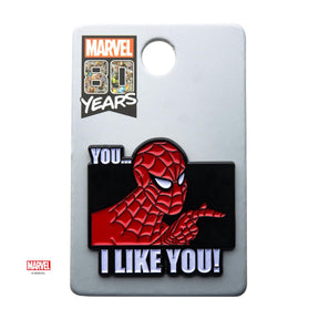 Marvel Spider-Man 60s Show I Like You Enamel Collector Pin