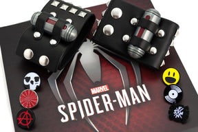 Marvel's Spider-Man Exclusive Spider-Punk Web-Shooter Bracelets & Enamel Pin Set