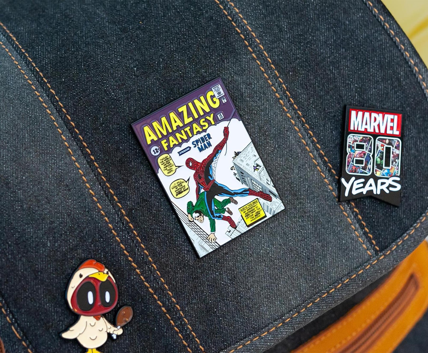 Marvel Comics Spider-Man Comic Pin | Exclusive Oversize Enamel Spider-Man Pin