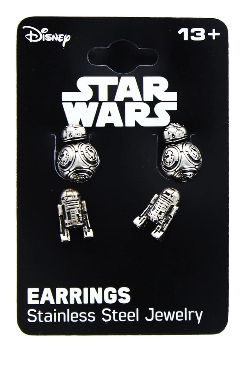 Star Wars BB-8 & R2-D2 Stud Earring Set