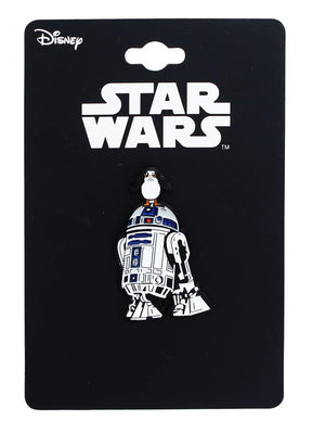 Star Wars: The Last Jedi R2-D2 w/ Porg Enamel Collector Pin