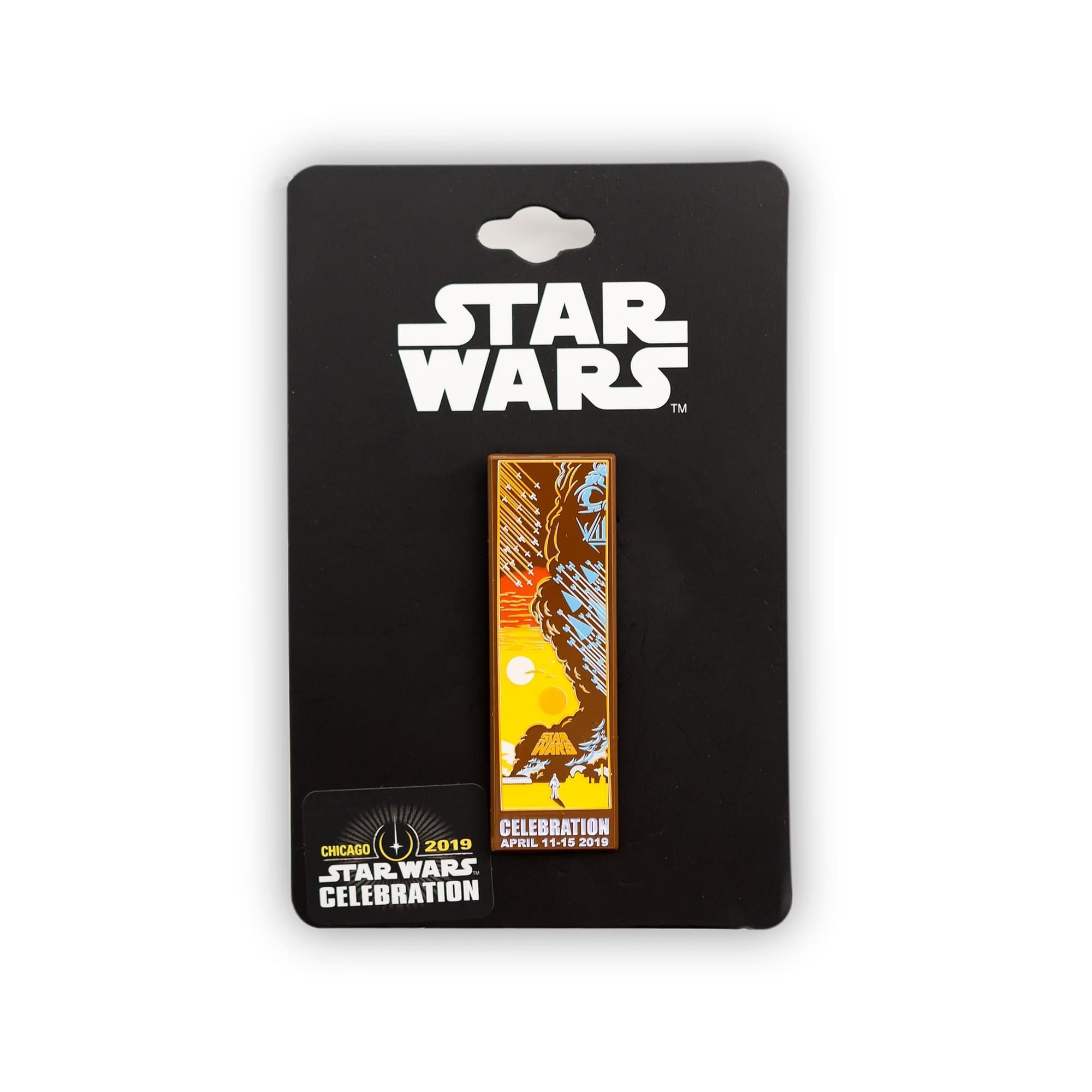 Star Wars A New Hope Movie Poster Pin | Artwork By Eric Tan | 2 Inches Tall