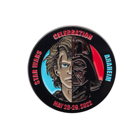 Star Wars Anakin and Darth Vader Limited Edition Enamel Pin | SWC 2022 Exclusive