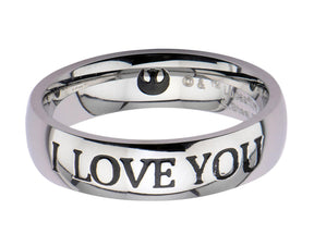 Star Wars I Know Stainless Steel Ring