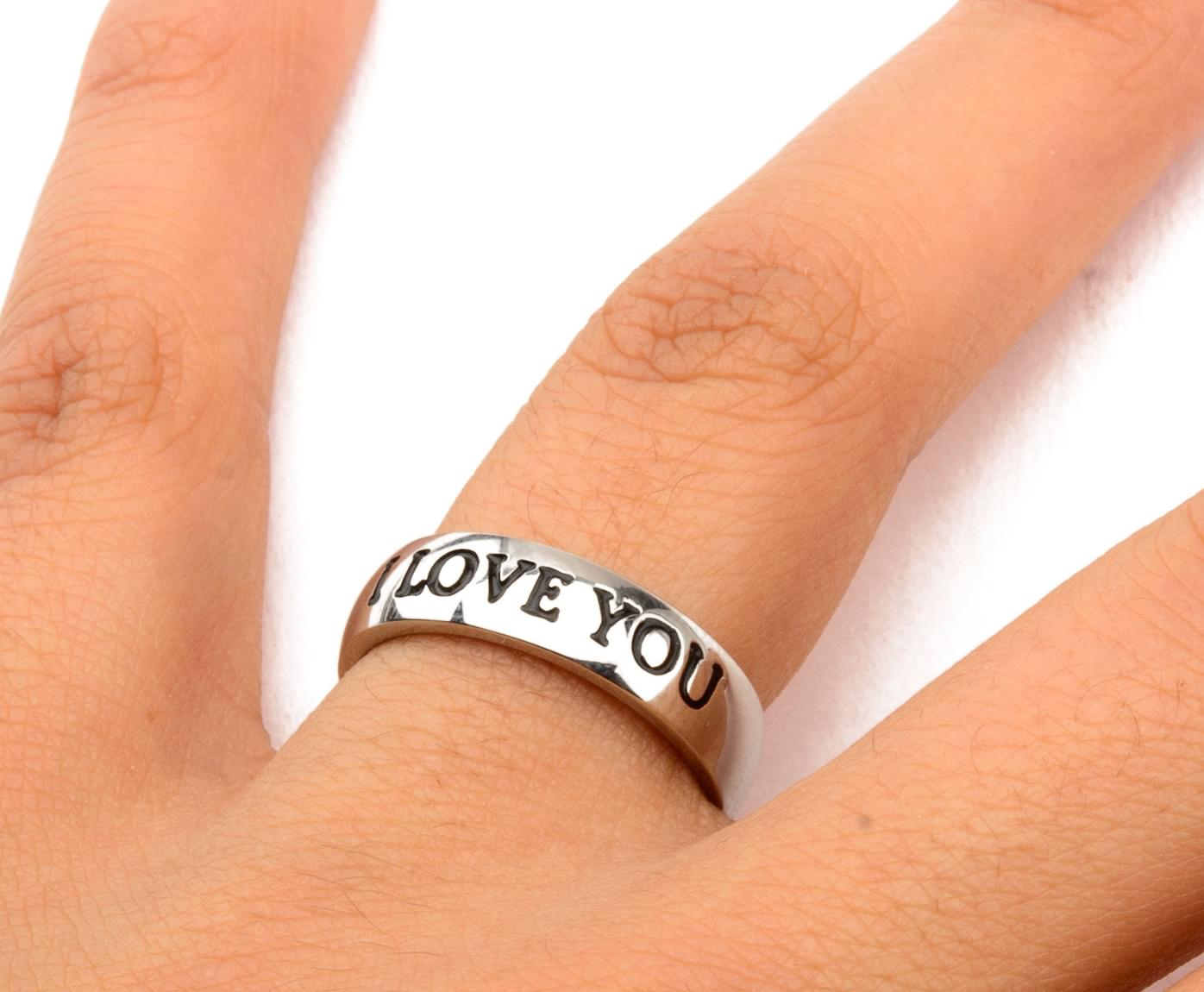 Star Wars I Love You Stainless Steel Unisex Ring